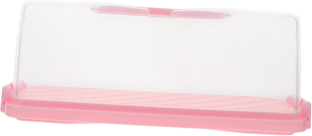 Travel Cake Carrier Bag Airtight Bread Box Loaf Cake Container Rectangular Dessert Carrier