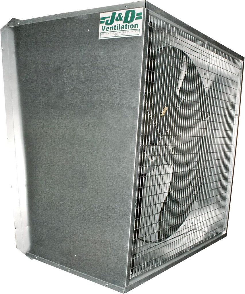 J & D Mfg. Typhoon Exhaust Fan- 30in. 7900 CFM, No Cone, Model#VNS30S850