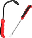 Garden Hook Weed Puller Tool Gardening Hand Cultivator Hand Tiller with Ergonomic Handle, Stainless Steel Weed Tool for Yard, Lawn & Garden