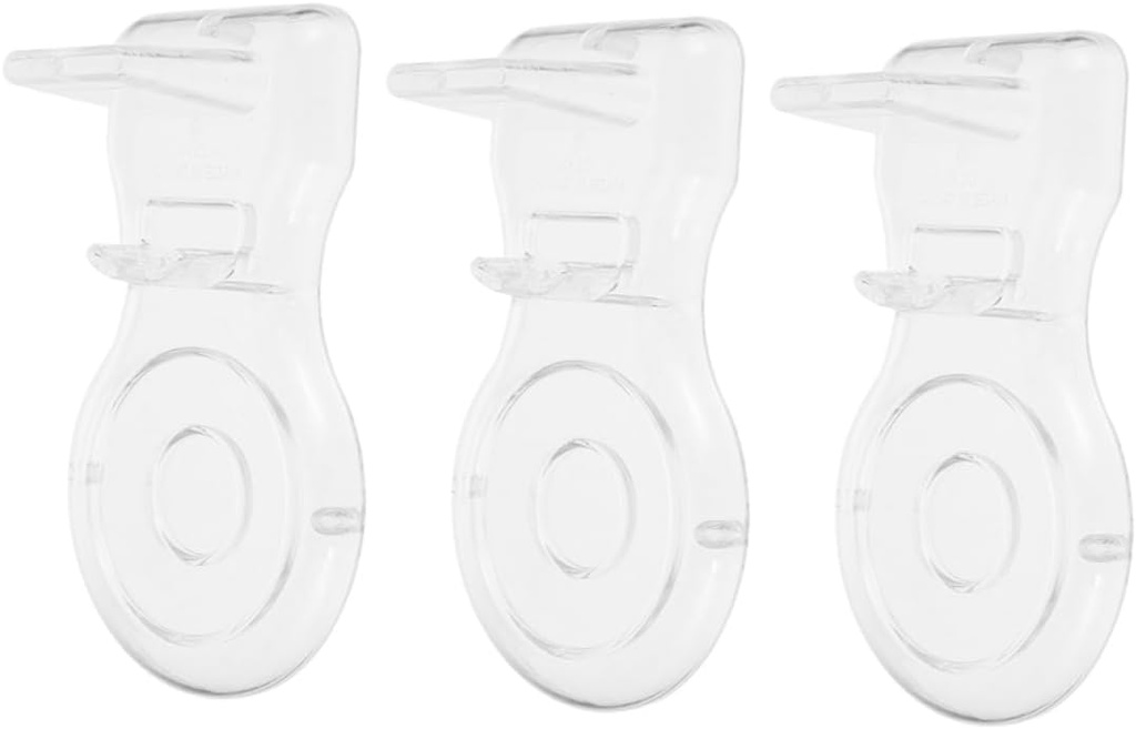 HEALLILY 3pcs Acrylic Display Rack for Teacup and Saucer Holder Round Plate Showcase Stand Elegant Display Easel for Kitchen or Dining Room