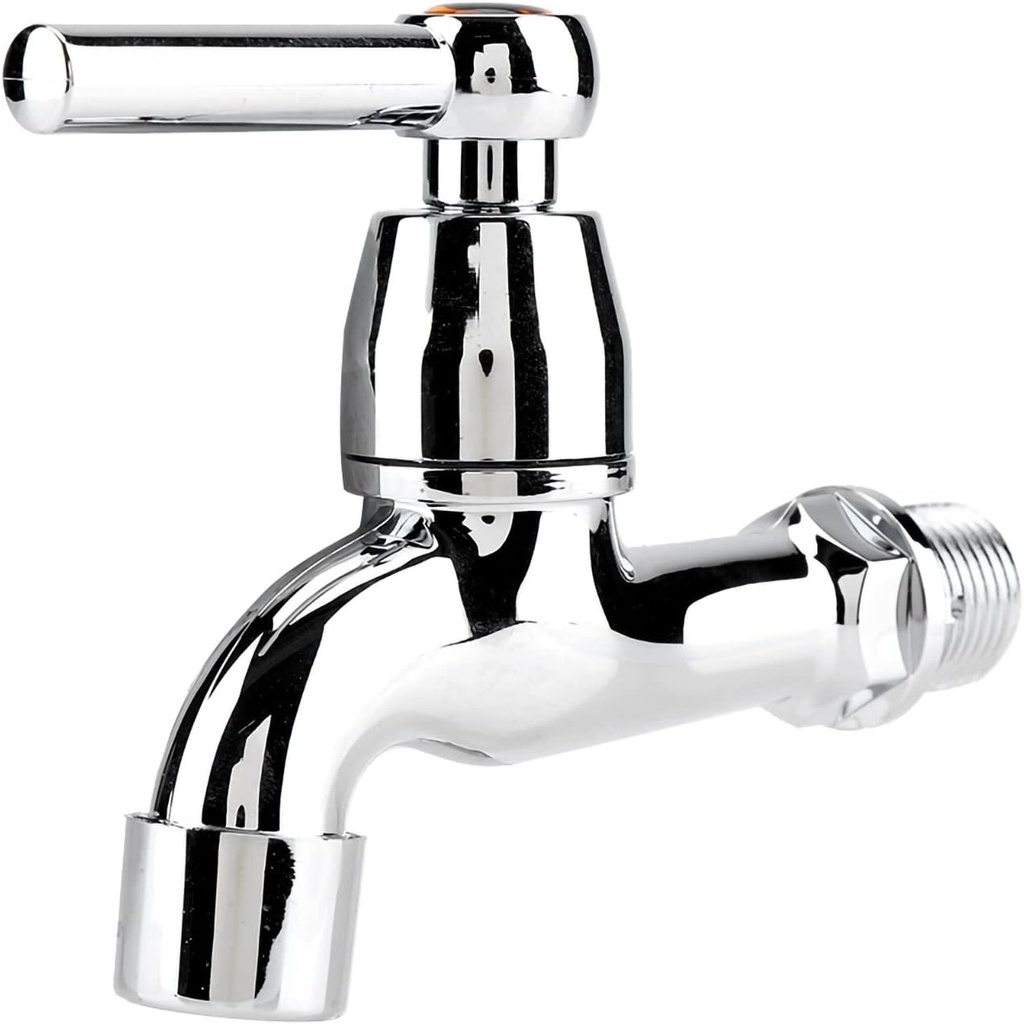 Premium Single Handle Cold Water Only Faucet for Kitchen Sinks, Laundry Rooms, and Washing Machine Hookups with G1/2 Thread Connection