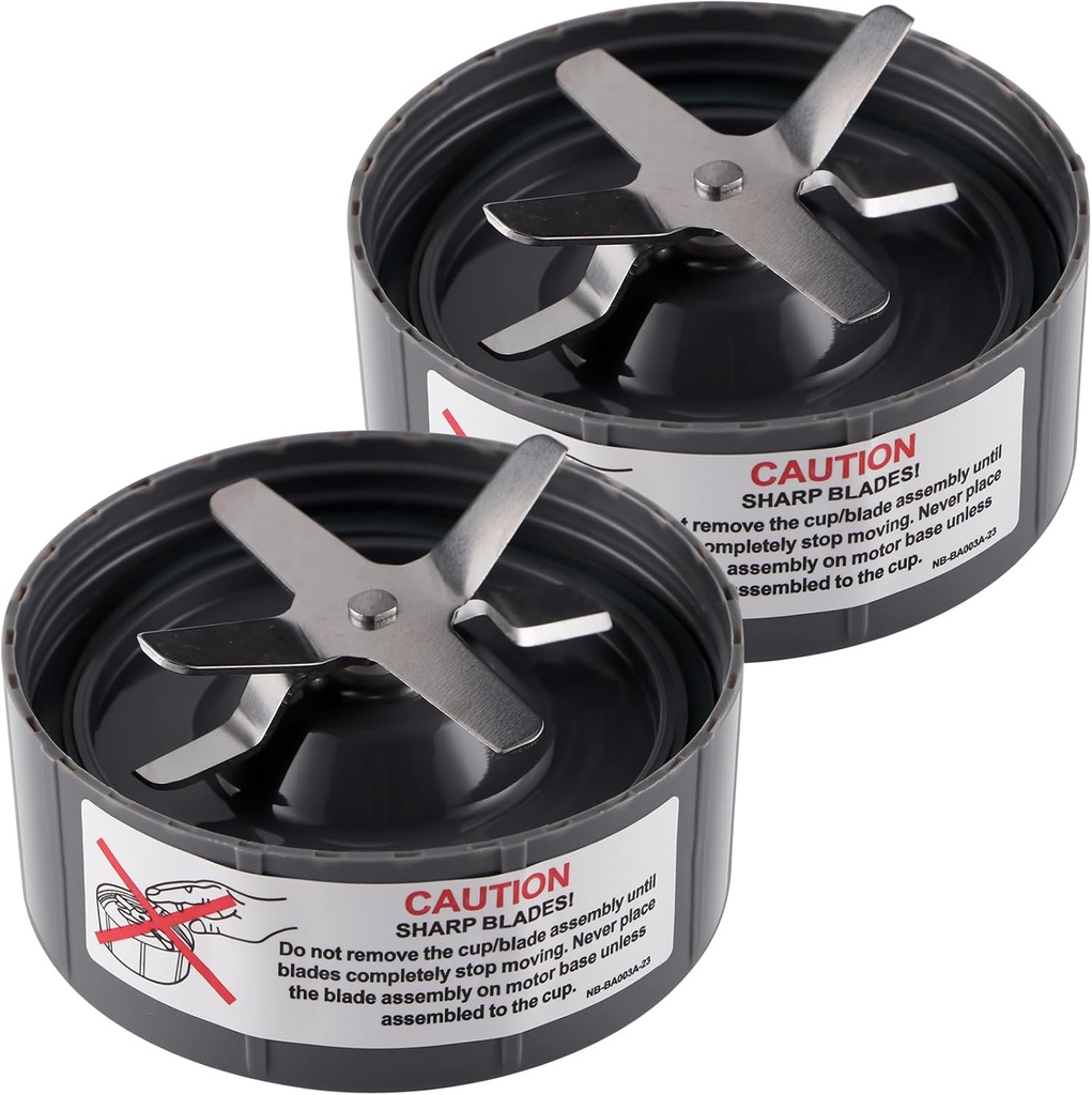 2-pack Blender Replacement Blade Compatible with NutriBullet Replacement parts 900w/600w