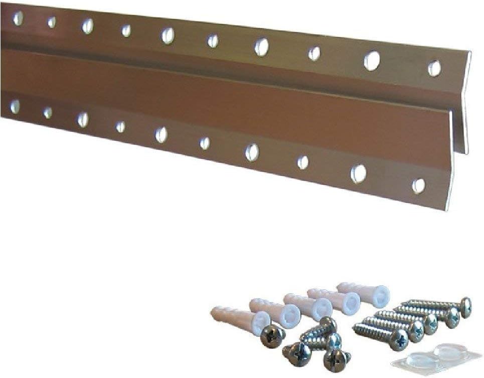 PHS French Cleat Picture Hanger 18 inch Pair - Heavy Duty Z Clip System, Supports 90lbs - Mirror Hanging Kit, Picture Hanging Hardware, Whiteboard & Headboard Wall Mounting Brackets