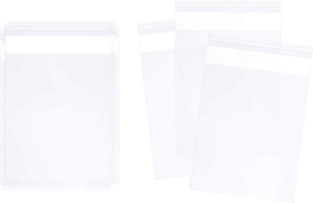 Darice 1115-23 50/Pack Plastic Self Sealing Bags, 4-3/4 by 5-3/4-Inch, Clear
