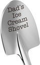 Christmas Father Gifts for Dad Daddy Father-in-Law Grandpa, Dad Birthday Gift from Daughter Son Father's Day Papa Grandfather Husband Brother Uncle, Funny New Bonus Step Dads Ice Cream Shovel Spoon