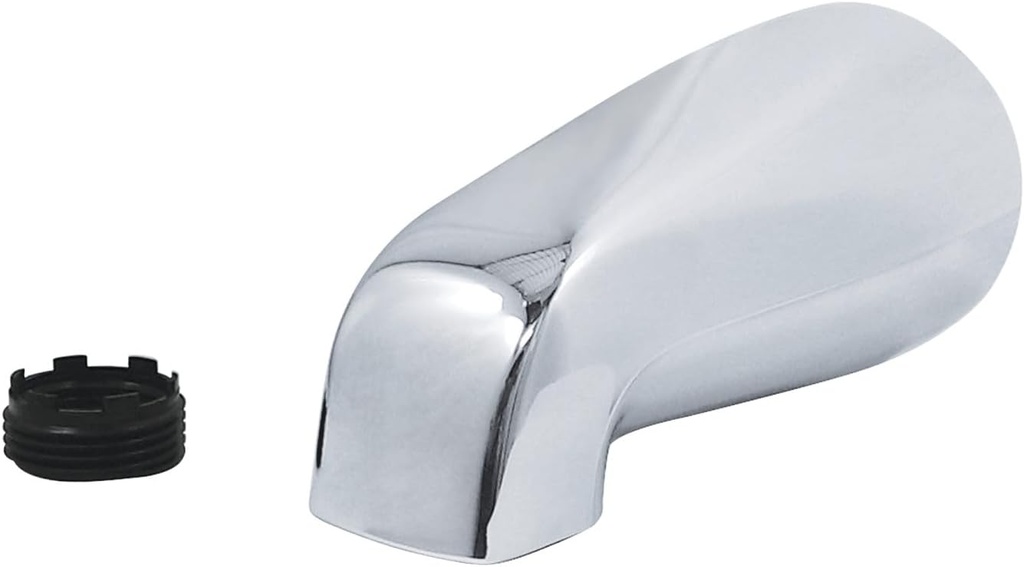 KINGSTON BRASS K1202A1 5-1/8-Inch Zinc Tub Spout without Diverter, Polished Chrome
