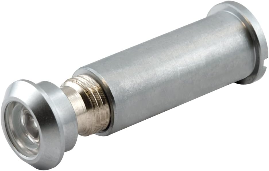 Prime-Line U 9880 Door Viewer, 160 Degree, 1/2 In. Bore, UL Listed, Satin Chrome (Single Pack)