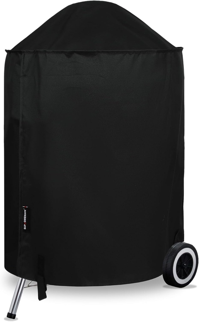 22 Inch Grill Cover for Weber Kettle Charcoal, Waterproof and Heavy Duty BBQ Covers with Fade Resistant