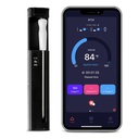 glowworm 500FT Bluetooth Meat Thermometer for Turkey Beef Lamb, Wireless Meat Thermometer for Remote Monitoring of Grill, Smoker, Oven, Air Fryer, Food Thermometer with Thin Probe, iOS & Android App