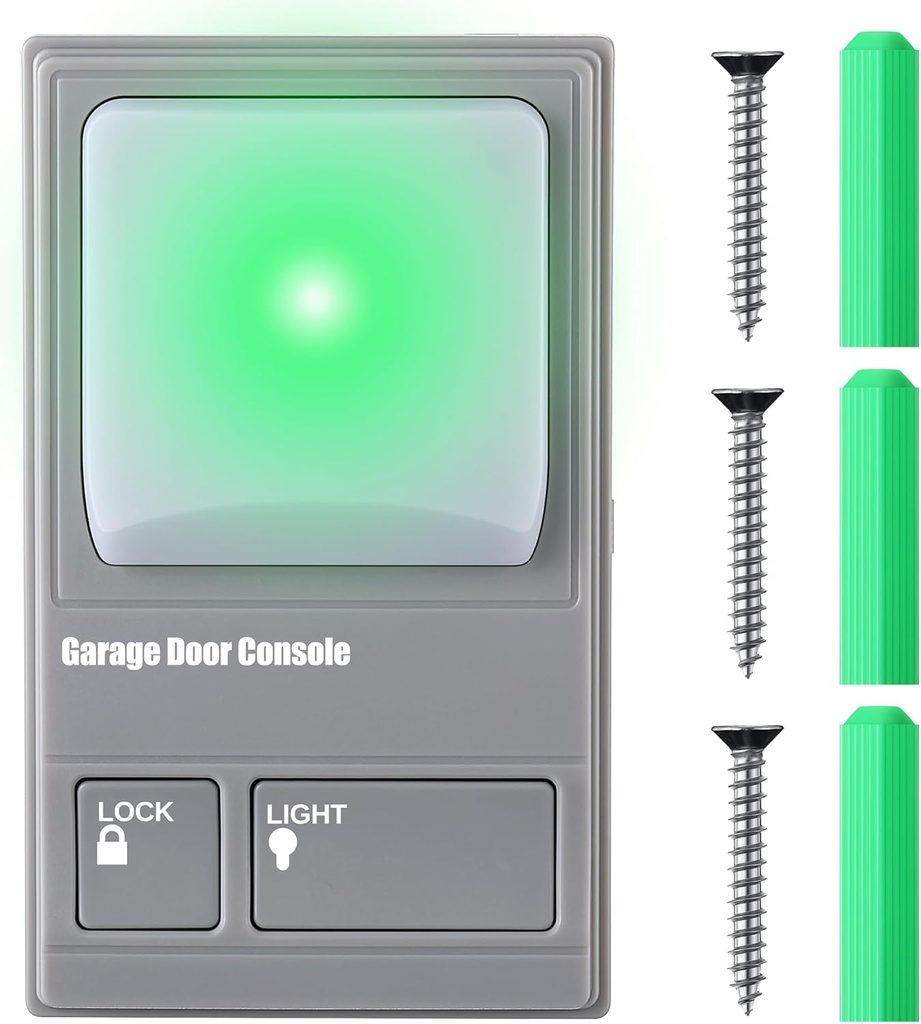 Multifunction Control Panel, Wired Replacement Panel Wall Keypad Button Compatible with Liftmaster 41A5273-1 78LM Garage Door Opener (Grey)