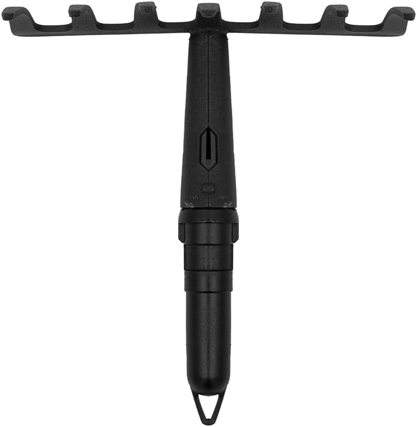 Zenport J4007 Soil Rake Attachment, Garden Multi Tool, Black
