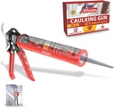 XFasten No Drip Caulk Gun for 10 oz Tube 12:1 Thrust Ratio Drip Free Caulking Gun, Ergonomic Grip Hand Caulk Gun No Drip Silicone Gun, Compact Caulking Gun No Drip, Sealant Gun Caulk Dispenser