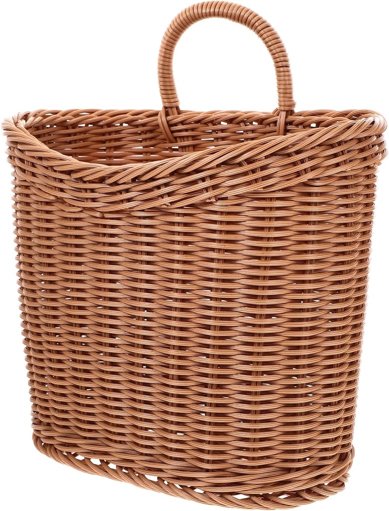 Hanging Kitchen Basket Garlic Storage Container Garden Wire Baskets for Storage Wall Hanging