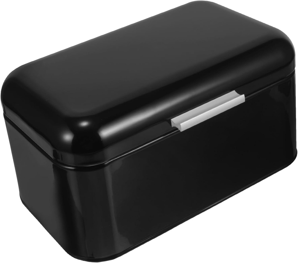 OUNONA Metal Bread Storage Container Vintage Charm Bread Box Top Lid for Kitchen