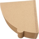 Cone Coffee Filters #2, Unbleached Natural Paper, 2–4 Cup Coffee Filter (100 Count) – Disposable & No Blowout for Pour Over Coffee Maker and Dripper