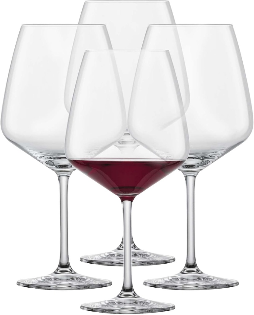 Schott Zwiesel Tulip Burgundy Red Wine Glass (Set of 4), Burgundy Glasses for Red Wine, Dishwasher-Safe Tritan Crystal Glasses, Made in Germany (26 Ounce)