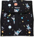 Packit Freezable Lunch Sack, Spaceman, Built with EcoFreeze Technology, Foldable, Reusable, Fold Closure, Perfect for Fresh Meals On the Go
