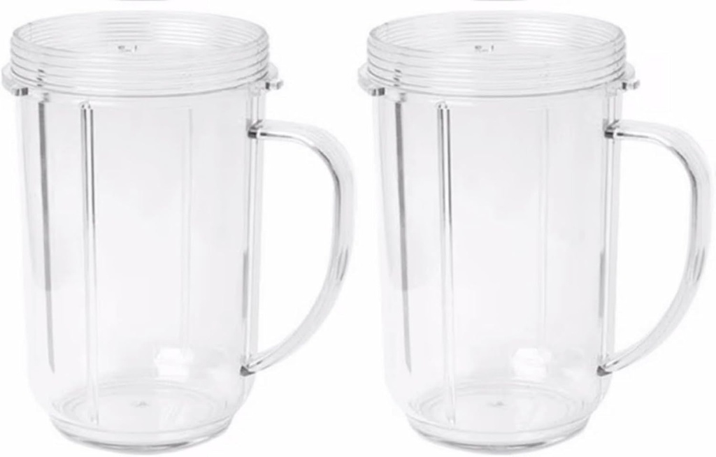2X 16Oz Cup Mug for Magic Bullet 250w MB1001 Series Blender Juicer Mixer replacement part G_APOK