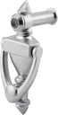 Prime-Line MP4517 Door Knocker and Viewer, 1/2 In. Bore, 160-Degree View Angle, Satin Nickel (Single Pack)