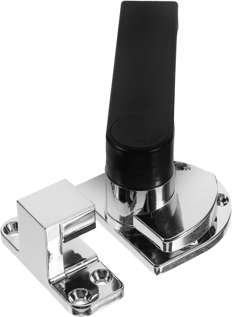 Homoyoyo 1set Convenient Cooler Door Latch for Freezer Doors Heavy Duty Hardware Smooth Finish for Versatile Use for Kitchen Appliances