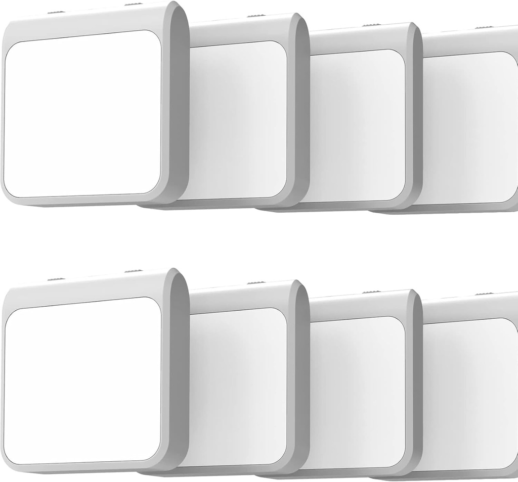 Solatec Plug-in Led Night Light with Auto Dusk to Dawn Sensor,Adjustable Brightness and Color, Warm White,Cool White Lights for Bathroom,Hallway,Bedroom, Kids Room, Kitchen, Stairway (8)