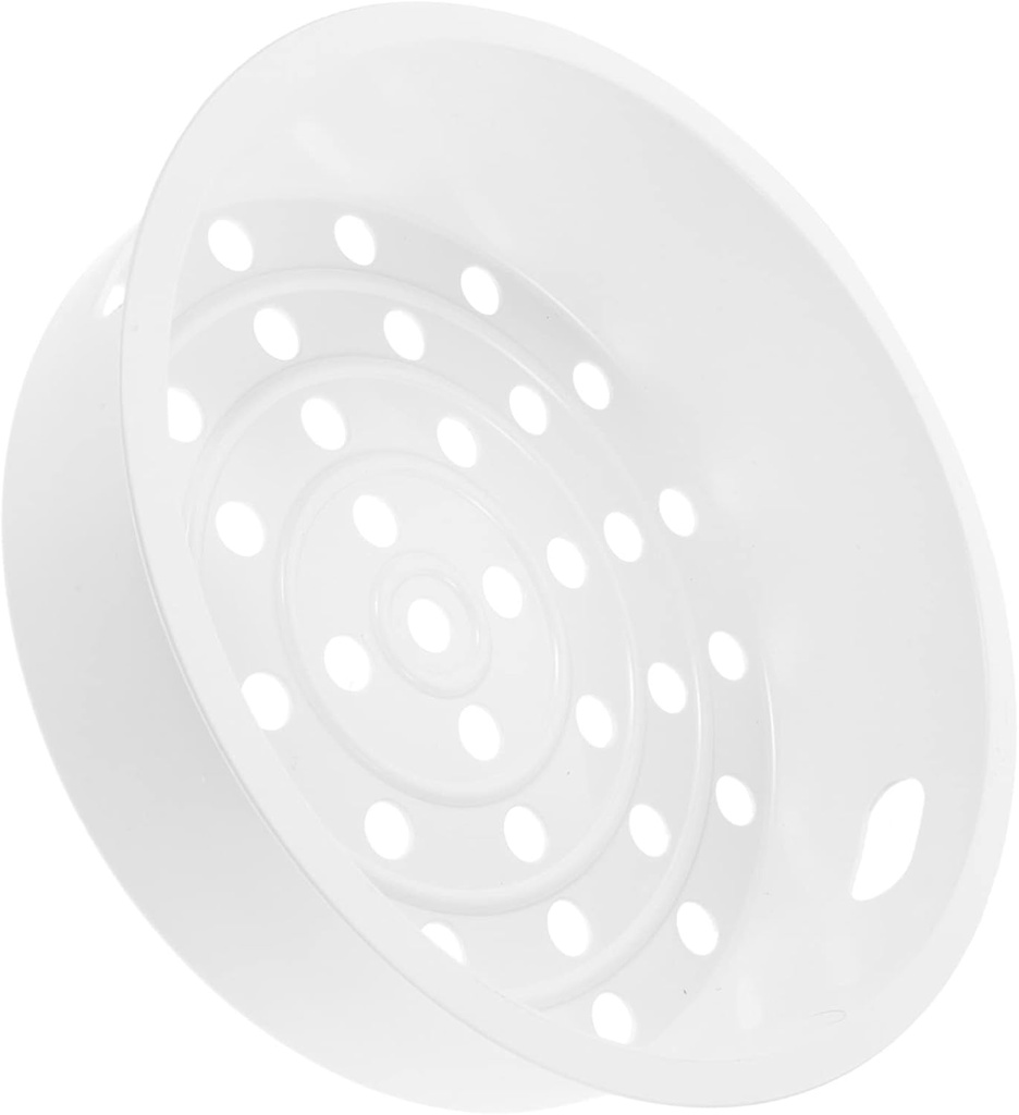 Zerodeko Multi Function Rice Cooker Steamer Basket for Vegetables and Dumplings Thick Heat Resistant Food Steamer Container Lightweight Compact Kitchen Cooking Tray