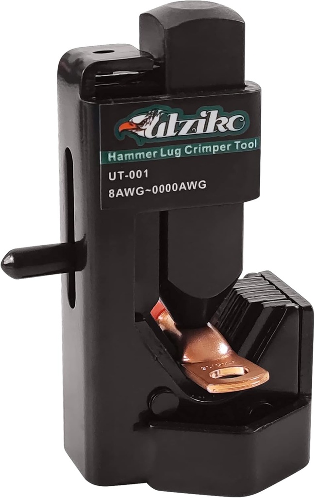 Hammer Lug Crimper Tool for 8 AWG - 0000 AWG Battery and Welding Cables