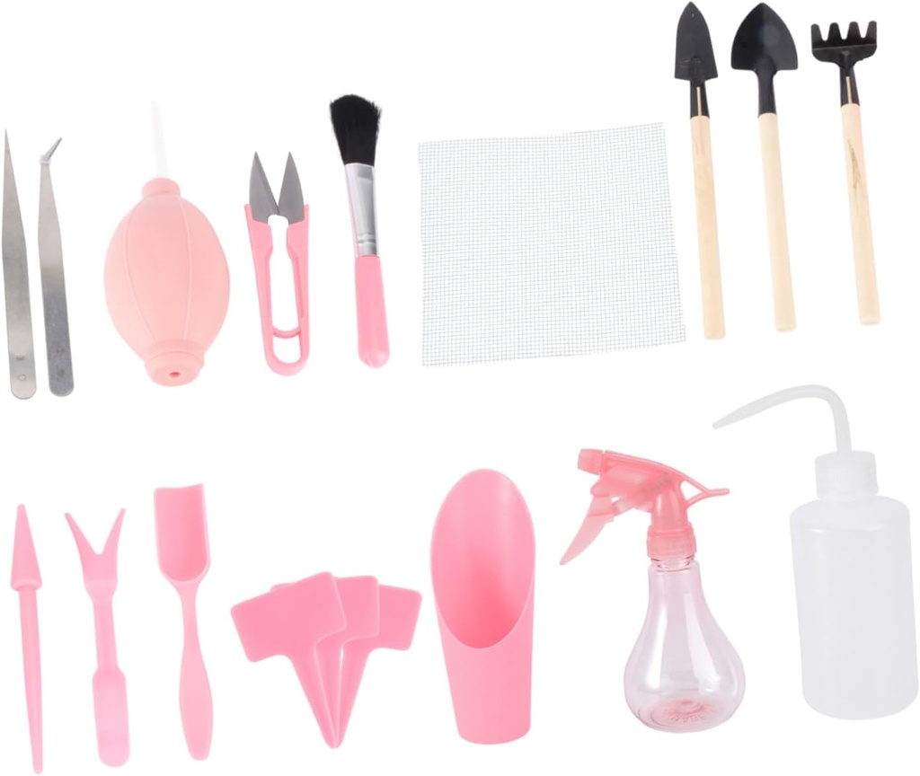 VOSAREA 1Set Mini Gardening Tools Set Durable Planting Accessories for Succulent Transplanting Ergonomic Design for Plant Lovers Garden Enthusiasts