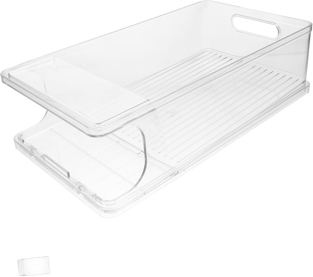 Unomor Beverage Dispenser Stand Cooler Drink Dispenser Drink Pusher for Fridge