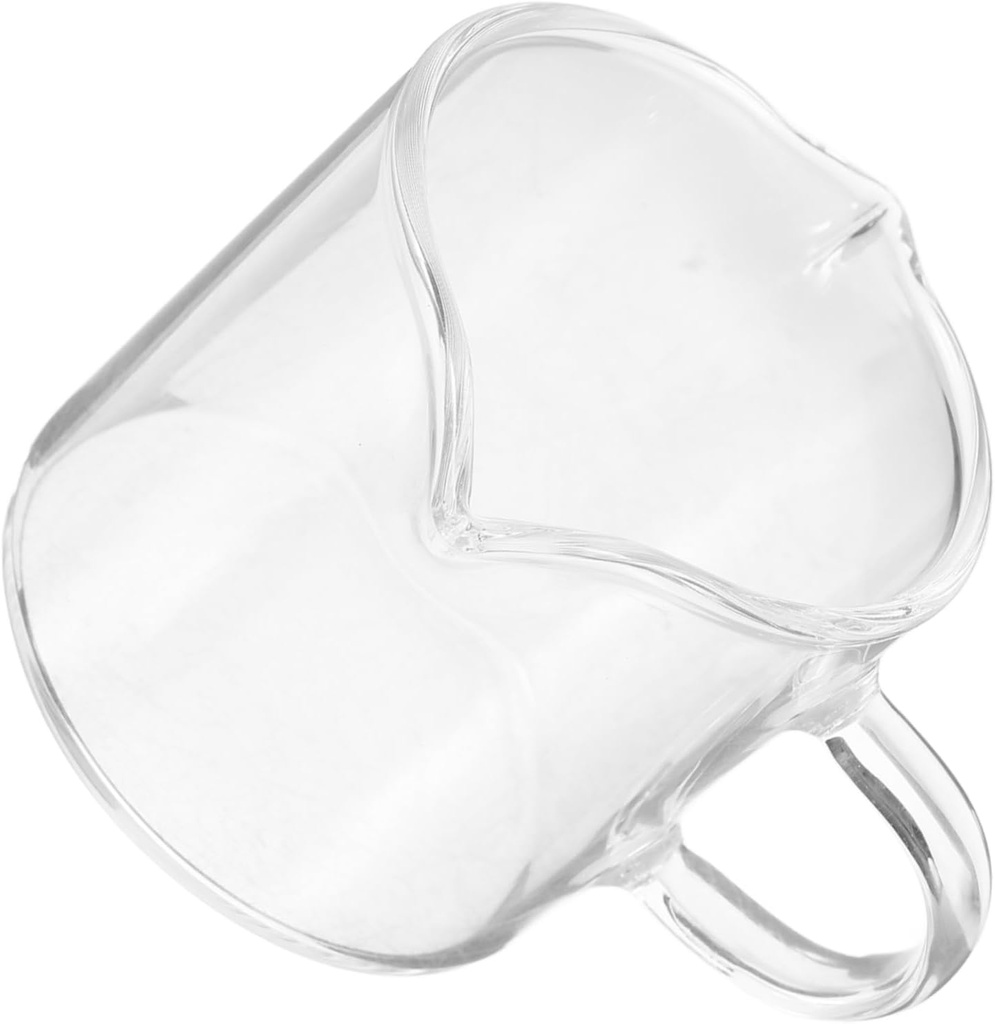 Mini Milk Creamer Cup Espresso Cup Shot Glass Handle Glass Pitcher for Tea Versatile Kitchen Tool