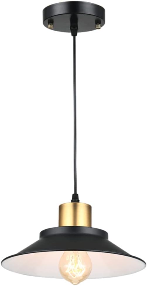 American Retro Personalized Industrial Style Black Chandelier, Creative Wrought Iron Hanging Light, Simple E27 Bar Pendant Lamp, Restaurant Clothing Store Bedroom Pendant Light