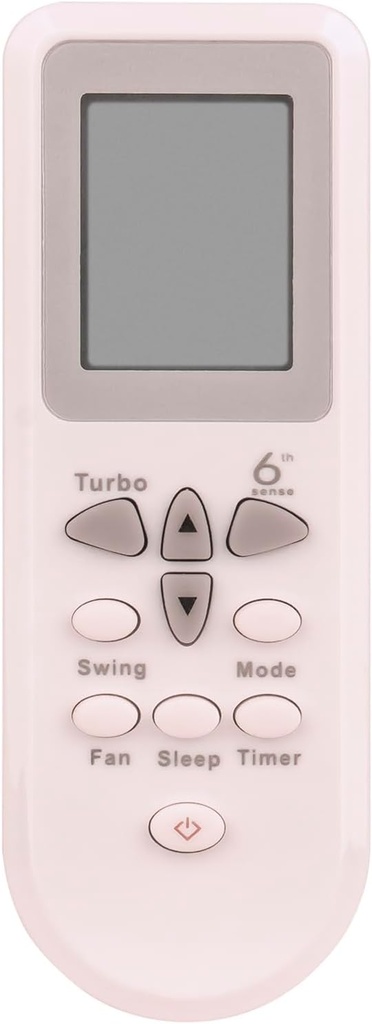 DG11D3-01 Replace A/C Unit Remote Control Suits for Whirlpool Air Conditioner DG11D3-02 DG11D3-03, Also Compatible with Black+Decker Portable Room AC BPP06WTB