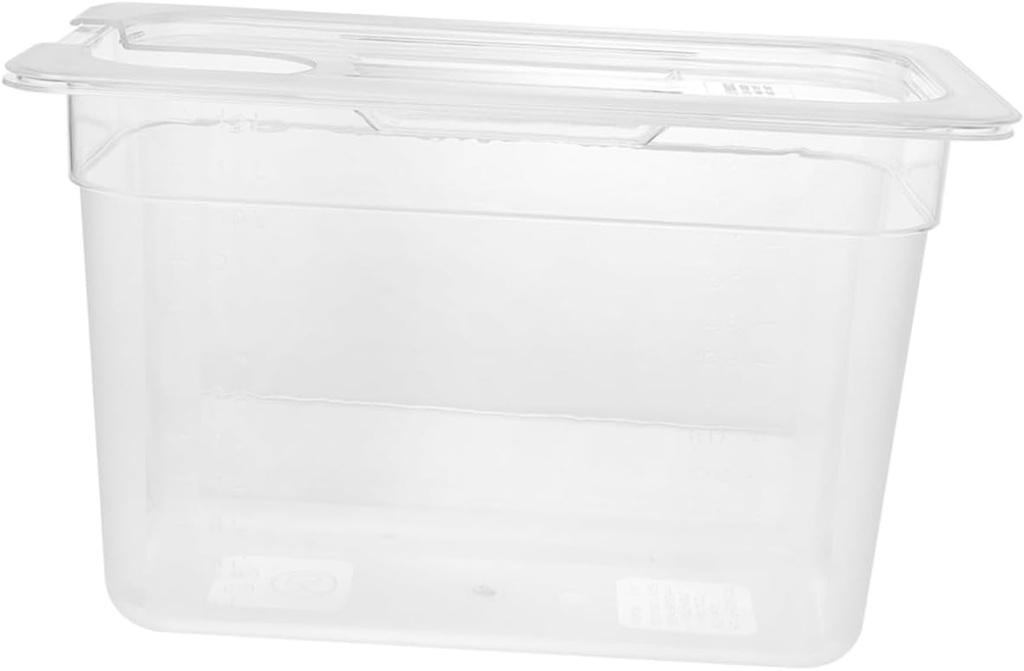 Garneck Slow Cooking Container Lid Low-temperature Cooking Holder for Healthy Meals Reusable Kitchen Supplies Easy to Clean for Family