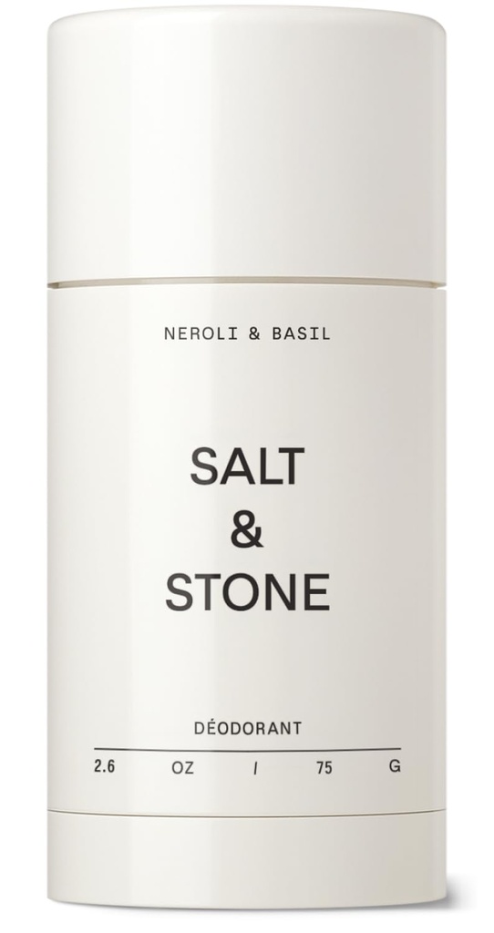 SALT & STONE Aluminum Free Deodorant | Extra Strength 48 Hour Protection for Women & Men | Made with Seaweed Extracts, Niacinamide & Prebiotics (Neroli & Basil)