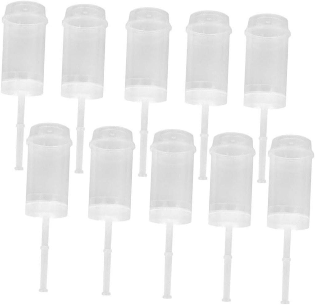 10pcs Cupcake Push Container Cake Container Set Food Containers for DIY Decorations