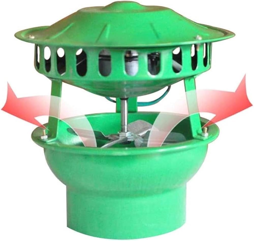 Chimney Smoke Evacuator, Rooftop Inducer Fans, Chimney Electric Smoke Extractor Chimney Ventilation Fans Chimney Vacuum Cleaner(80w B1)