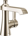 Moen S6981NL Flara One-Handle Single Hole Bathroom Faucet with Drain Assembly, Polished Nickel