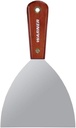 Warner 5" Full Flex Putty Knife, Carbon Steel Blade, Rosewood Series, 636