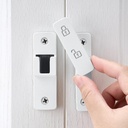 White Barn Door Latches,180 Degree Gate Lock,Flip Gate Latches Hardware,Zinc Alloy Door Lock Latch,Door Security Sliding Door Latch Lock for Cabinets,Bathroom, Barn & Garden.