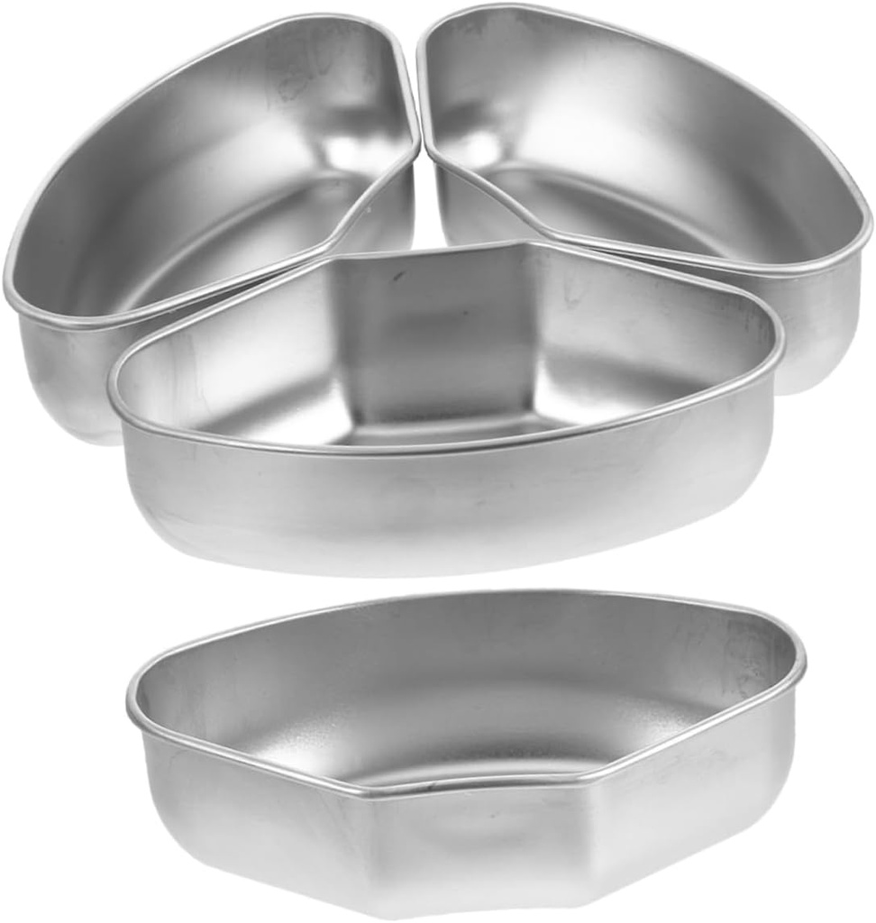4pcs Stainless Steel Pot Insert Steamer Tray Set Adjustable Cooking Rack for Food Steaming in Electric Rice Cooker and Kitchen Pots for Vegetables and Meal Prep