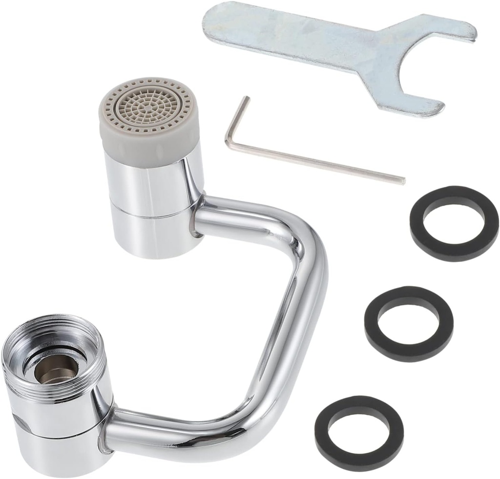 YARNOW Faucet Extender Bathroom Faucet Aerator Sink Extender for Aerator for Sink Faucet Kitchen Faucet Aerator Toddler Sink Extender Swivel Faucet Basin Universal To Rotate Copper