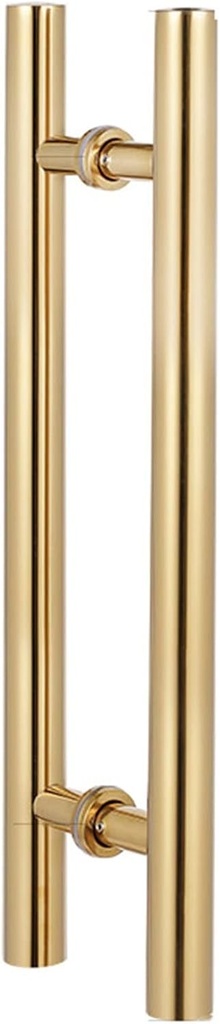 Modern & Contemporary Grip Double-Sided Ladder Style Push-Pull Stainless Door Handle for Wood, Barn Door, KTV, Steel, Aluminum and Glass Doors, Handle Pull Set (Size : 60x36cm)