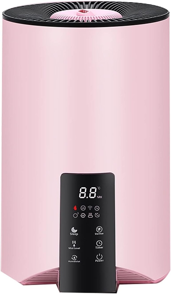 Humidifier Humidifier Household Mute Bedroom air Conditioner to purify The air with Heavy Mist Sprayer for Pregnant Women and Babies Cool Mist Humidifier (Color : Gray)