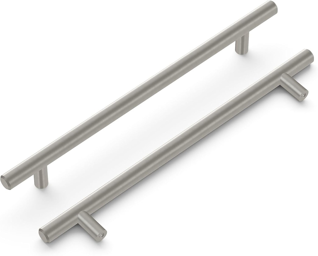 Hickory Hardware Bar Pulls Collection Pull 7-9/16 Inch (192mm) Center to Center Stainless Steel Finish