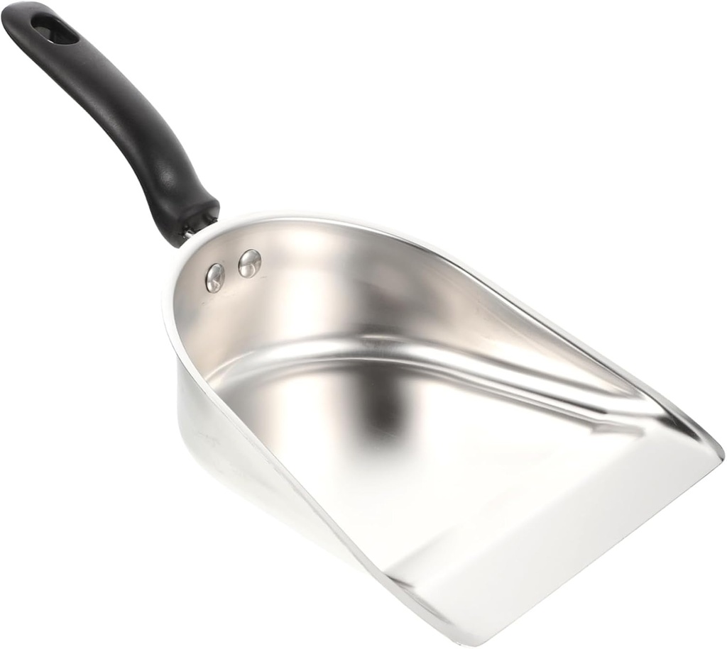 Alipis Thickened Flour Spatula Large Flour Shovel Stainless Steel Soybean Shovel Ice Scoop