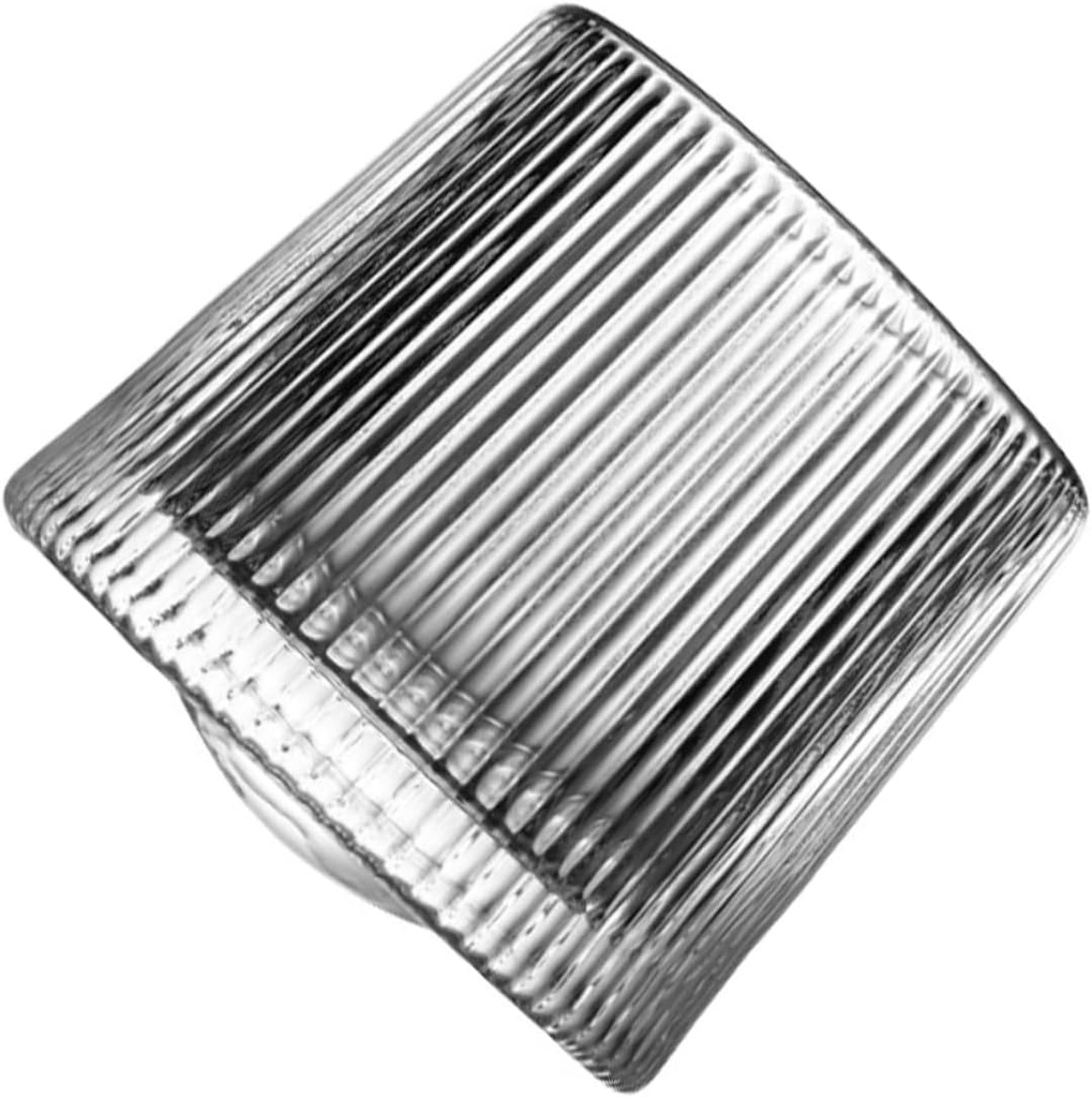 PRETYZOOM Whiskey Glass Tumbler Unique Non-spill Design for Bourbon Cocktail and Mixed Drinks Bars Restaurants and Home Use