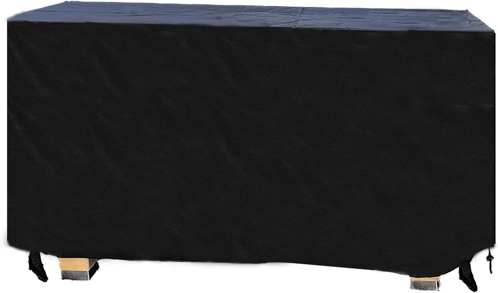 Outdoor Coffee Table Cover,48"(L) x 24"(W) x 28"(H),Outdoor Lawn Waterproof Garden Furniture Cover,Durable Windproof, Fits Rectangle Patio Table