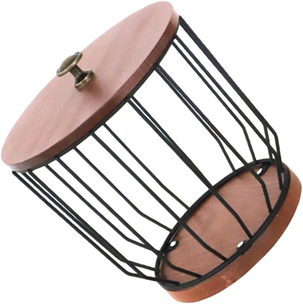 Alipis Desktop Coffee Organizer Lid Storage Basket for Coffee Capsules Multi-functional Holder for Fruits and Snacks Space-saving Design for Home and Cafe Use