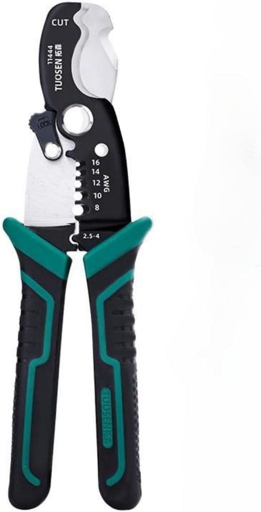 Zsling 8 Inch Inch Wire Strippers Crimpers Cutter Pliers Multi-Function Hand Tool Cable Cutting Wire Cutters