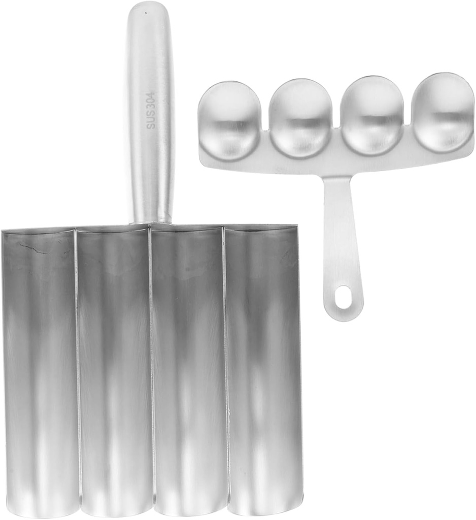 Ciieeo 2pcs Stainless Steel Meatball Maker Portable Meatball Scoop Vegetable Balls Maker Rice Ball Mold